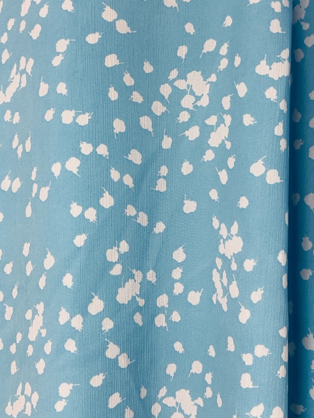Dokotoo Summer Smocked Long Sleeve Baby Blue V Neck Fully Lined Blouse 2XL EUC! - Picture 7 of 8
